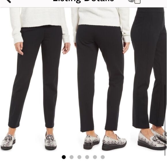 NEW Spanx high waist straight leg Ponte pants black - Picture 4 of 9